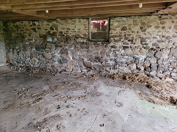 barn foundation before 2